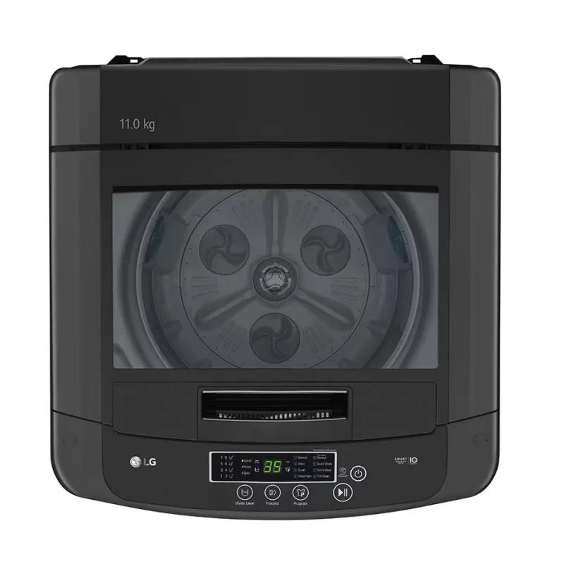 غسالة ملابس إل جي تحميل علوي سعة 11 كجم بتقنية Smart Inverter من إل جي - T1164NEHGB غسالة ملابس إل جي تحميل علوي سعة 11 كجم بتقنية Smart Inverter من إل جي - T1164NEHGB